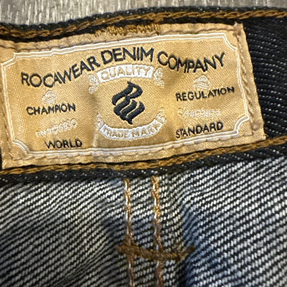 Rockwear Denim Men's 40x32 Black Jeans 100% Cotton Selvedge